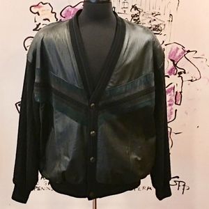 Maxini Collezione Leather and Suede Men's Jacket